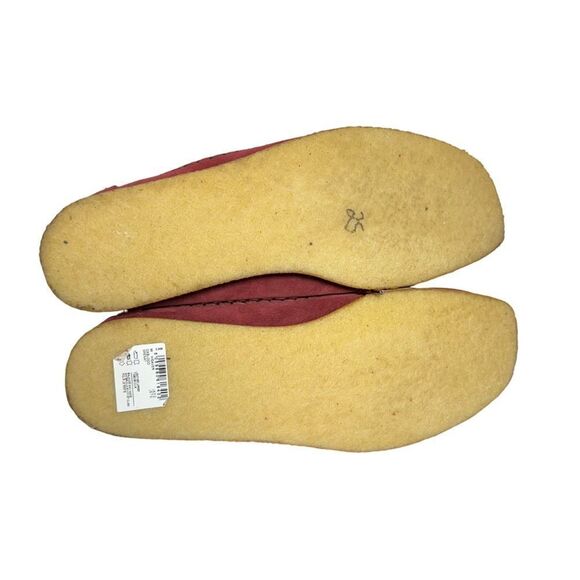 Clarks Red and Orange Chukka Boots with Suede Finish - Picture 5 of 5